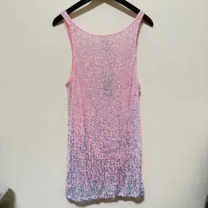 Dolls Kill Club Exx Celestial Gaze sequinned Festival mini dress, pink, M, NWT thumbnail 6