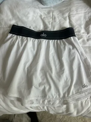 White Alo Tennis Yoga Skirt thumbnail 5
