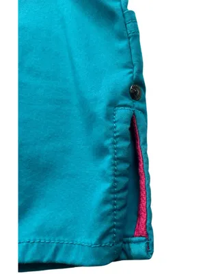 Beyond Scrubs XL Teal Blue Stretch V-Neck Scrub Top Nurse Medical Uniform thumbnail 4