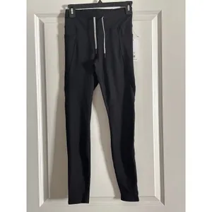 Yogalicious Lux‎ Black High Waisted Drawstring Leggings with Pockets XS NWT thumbnail 2
