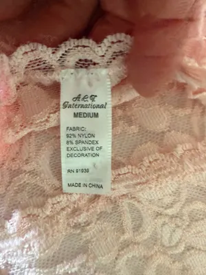 Pink heart lace cami Size M thumbnail 4
