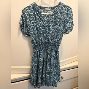 Sienna Sky Green White Floral Dress Size Small Small thumbnail 7