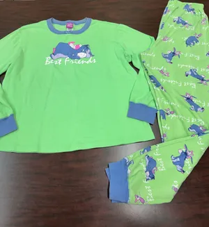 Disney Winnie The Pooh Eeyore and Piglet Pajama Set Size Medium thumbnail 1