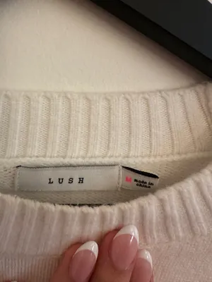 Lush Ivory Cropped Sweater thumbnail 3