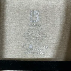 Buffbunny Athleisure Cropped‎ Hoodie Stretch Activewear Gray Gym Ready M thumbnail 3