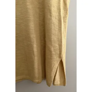 Free People FP Beach Marina Del Sol Sweater Top Golden Yellow Women's Size Large thumbnail 8