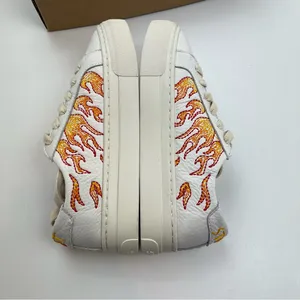 Soludos Hot Stuff Ibiza Platform Sneaker Womens Size 7 White‎ Multi Lace-Up NEW thumbnail 9