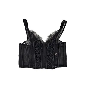 Victoria's Secret Lingerie Dream Angels Unlined Lace Up Corset Top Size Medium thumbnail 2