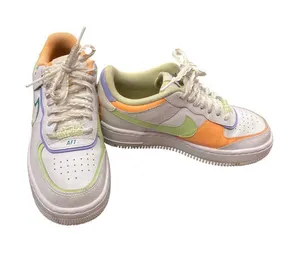 Nike Air Force 1 DX3718-100 wms shadow white multi color sneakers sz 7 SKU 9974 thumbnail 1