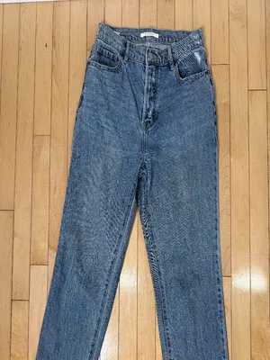 PACSUN High Rise Straight Denim Jeans Acid Wash 90's Size 26 thumbnail 1