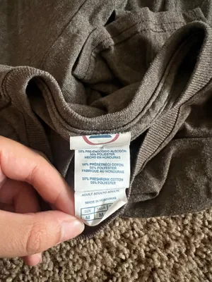 Brown Graphic Tee Gray Size M thumbnail 3