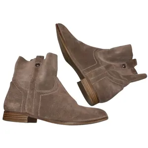 Frye & Co. Taupe Suede Sarah Shortie Slouchy Boots Booties 7.5 thumbnail 6