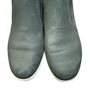 Olukai Hawaiiloa Manu‎ Hope Shoes Womens Size 8 Gray Leather Slip On Boots thumbnail 2