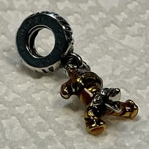 Pandora Disney Winnie the Pooh Tigger Dangle Charm 792213C01 S925 thumbnail 2