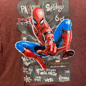 Marvel Spider-Man Far From Home Graphic Design T-Shirt XL thumbnail 2
