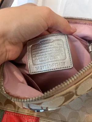 Coach vintage signature patch multicolor hobo bag Y2K signature c thumbnail 5