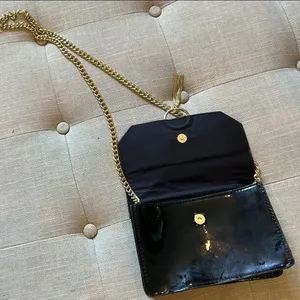 Jimmy Choo Black Tassel Shoulder Chain BLACK Bag Perfume Promo thumbnail 8