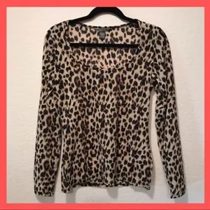 Victoria's Secret *30off3* NWOT: leopard print top‎ thumbnail 2