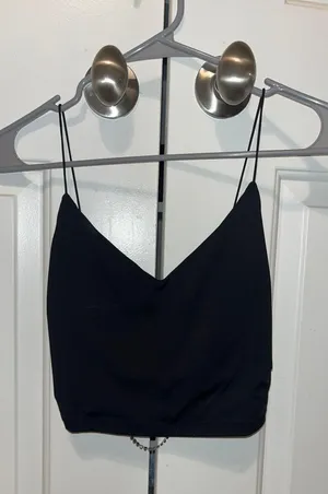 Garage Black Crop Top thumbnail 2