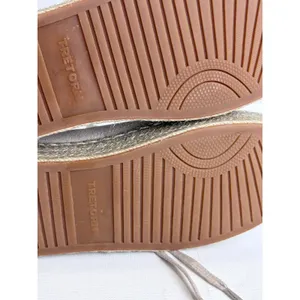 NWT Tretorn Eve 2 Suede Espadrille Platform Sneakers Metallic Beige 9‎ thumbnail 14