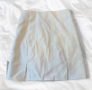 Nasty Gal White Pleated Mini Skirt Size US 4 thumbnail 1