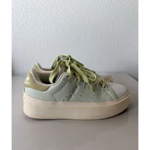 ADIDAS Stan Smith Bonega Platform Shoes Green Lime Sneakers Womens 6 thumbnail 6