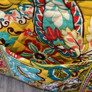 Vera Bradley Yellow Paisley Shoulder Bag/Tote Bag thumbnail 7