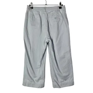 Gap Light Blue Retro Fit Cropped Wide Leg Pants 4‎ thumbnail 2