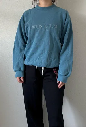 Blue Petroleum England Crewneck Size M thumbnail 1