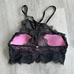 PINK Victoria’s Secret High Neck Lace Racerback Push Up Bra XS thumbnail 5