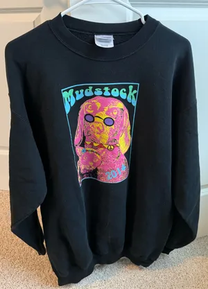 Mudstock Crewneck Black Size L thumbnail 1