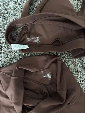 Aerie Offline Set Matching Brown thumbnail 3