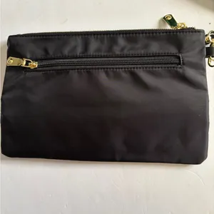 Source Unknown Black Clutch with Gold Accents thumbnail 2