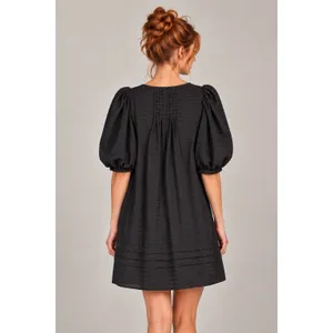 Summersalt Cotton Pintuck Dress - Sea Urchin - Size M thumbnail 2