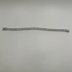 Kay Jewelers Moissanite Tennis Bracelet Silver 5mm 8 Inch Brand New VVS1 Crazy Shine No Pass thumbnail 3