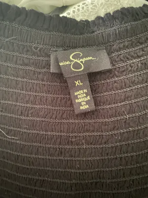 Black Cropped Formal Top thumbnail 6