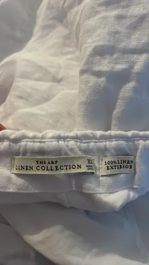 Abercrombie Linen Scalloped Skirt thumbnail 4
