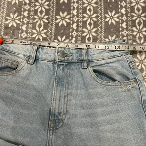 Zara High Waist‎ Ripped Jeans Size 6 Casual Streetwear Y2K Grunge Off-Duty thumbnail 12