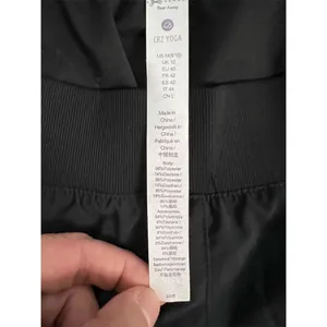 CRZ YOGA Women's Black Sport Shorts Size M Activewear Lightweight thumbnail 6