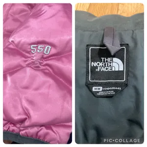 The North Face Pink Goose Down Puffer Winter Ski Snow Quilted Lined Jacket 550 thumbnail 3