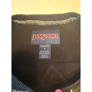 Jansport Vtg Miami University‎ Floral Graphic Crewneck Sweatshirt Black Womens M thumbnail 2