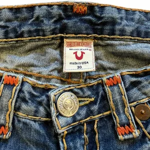 Y2K True Religion Johnny Super T World Tour Low Rise Jeans USA 30 thumbnail 8