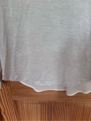 Old Navy Beige V-Neck Long Sleeve Top thumbnail 4