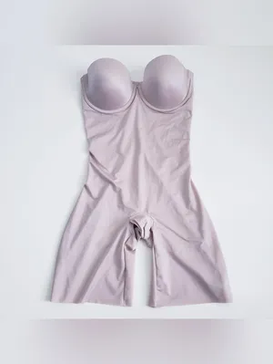 Spanx Shape Suit Your Fancy Strapless Cupped Mid Thigh Shaper thumbnail 2