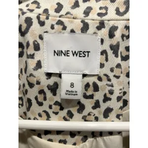 Nine West Women's Size 8 Leopard Animal Print Blazer Jacket‎ Academia Business thumbnail 5
