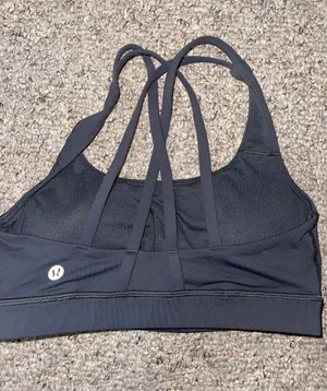 Lululemon Grey Energy Bra Size 4 thumbnail 2