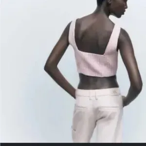 Zara Pink Knit Crop Top thumbnail 3