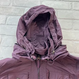 Eddie Bauer Travex Utility Windbreaker‎ Jacket Womens Medium Purple Full Zip M thumbnail 16