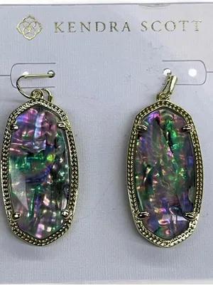 NWT Kendra Scott Elle  Abalone Elle Drop Earrings thumbnail 5