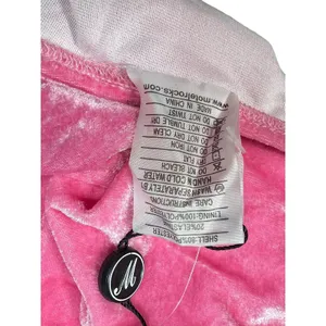 Motel Valeo One Piece Swimsuit in Velvet Cotton Candy Pink Size Small NWT thumbnail 8